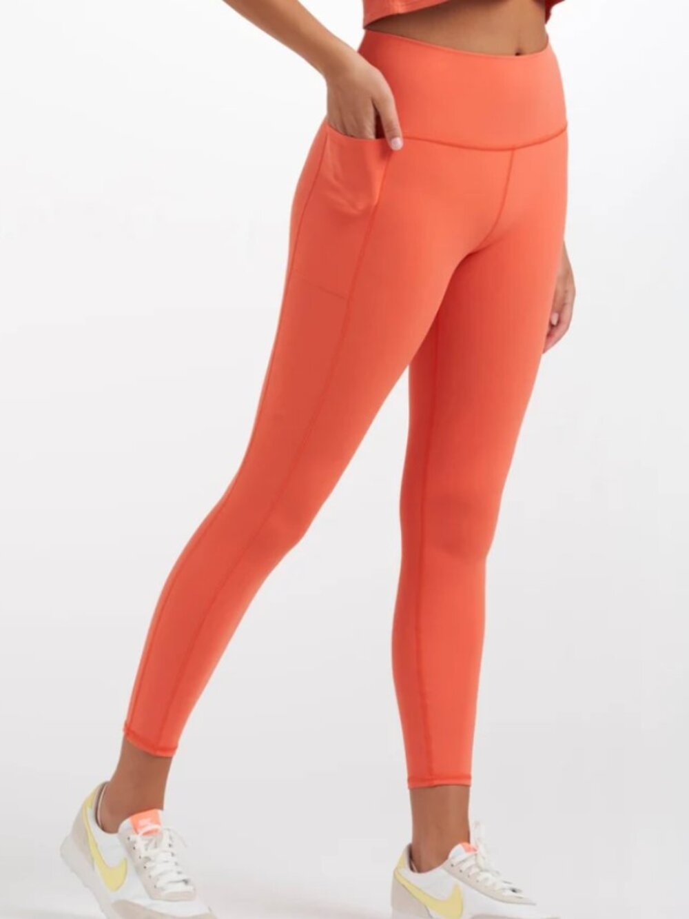 Vuori Studio Pocket Legging Grapefruit S